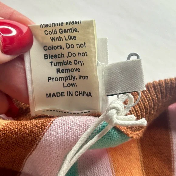 Princess Polly Multicolor Striped Mini Dress NWT bodycon, trendy striped Y2K - Picture 8 of 12